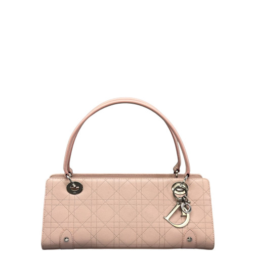 Dior East West Lady Dior Bag Calfskin Pink