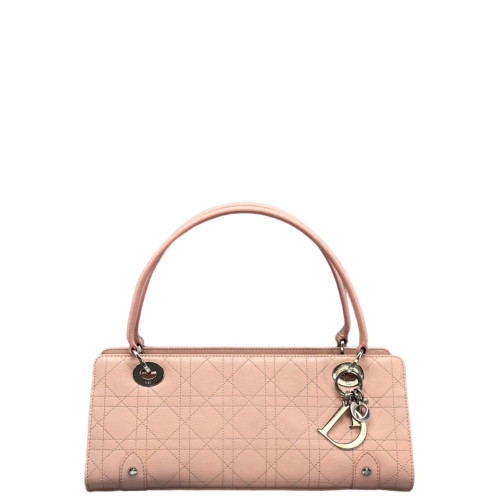 Dior East West Lady Dior Bag Calfskin Pink