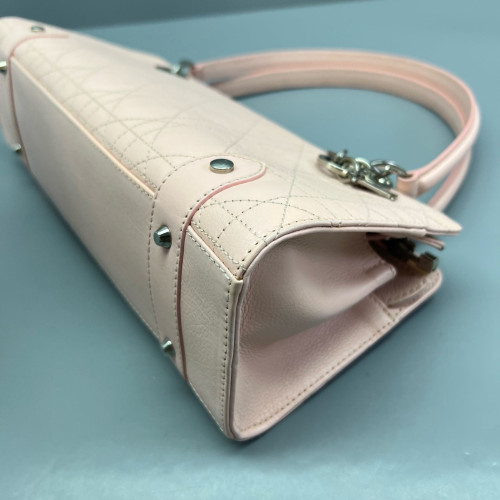 Dior East West Lady Dior Bag Calfskin Pink