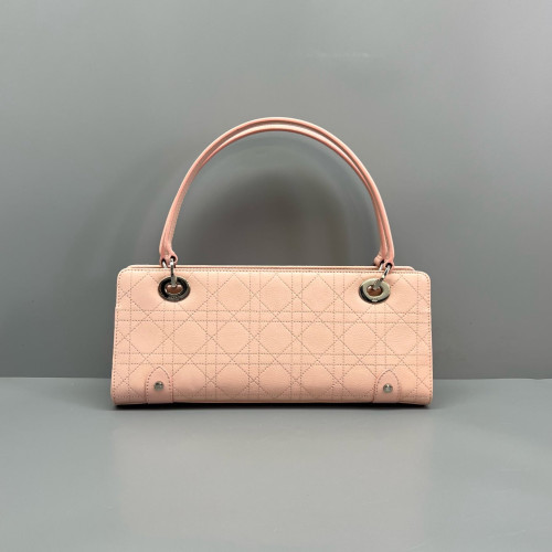 Dior East West Lady Dior Bag Calfskin Pink