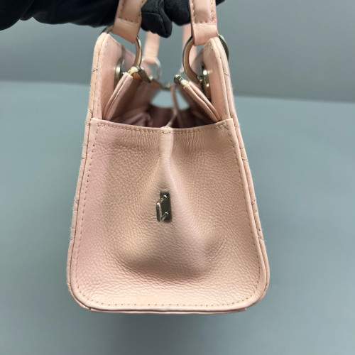 Dior East West Lady Dior Bag Calfskin Pink