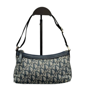 Dior Shoulder Bag Oblique Blue Grey