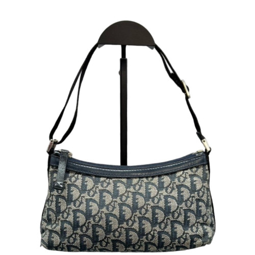 Dior Shoulder Bag Oblique Blue Grey