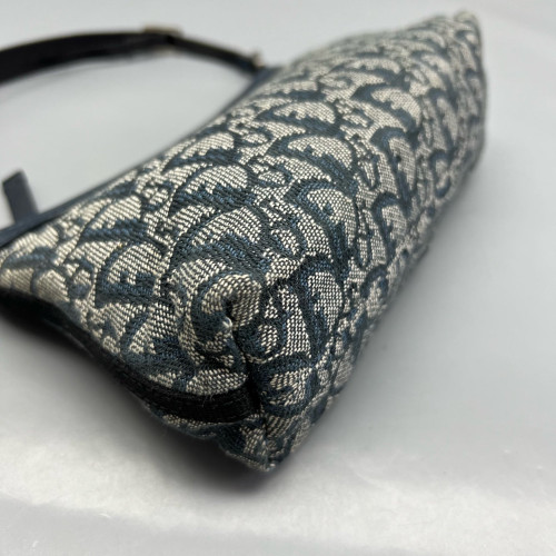 Dior Shoulder Bag Oblique Blue Grey