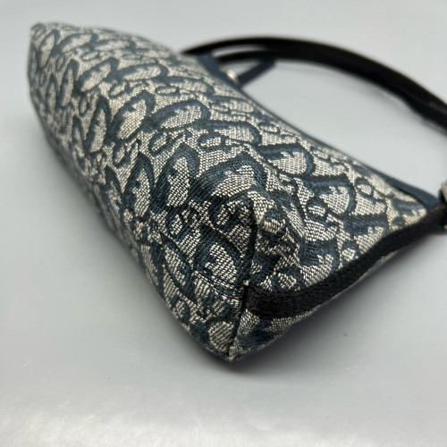 Dior Shoulder Bag Oblique Blue Grey