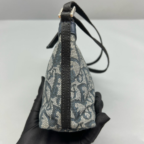 Dior Shoulder Bag Oblique Blue Grey