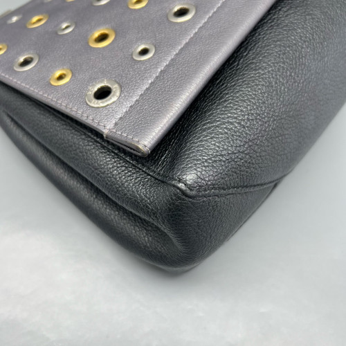 Louis Vuitton Lockme II Top Handle Calfskin Grey Black