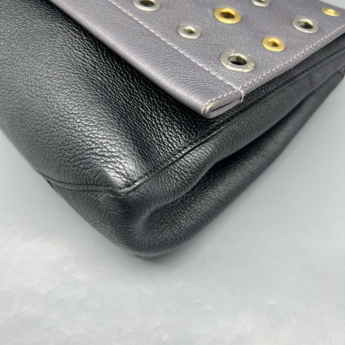Louis Vuitton Lockme II Top Handle Calfskin Grey Black