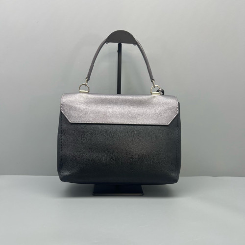 Louis Vuitton Lockme II Top Handle Calfskin Grey Black