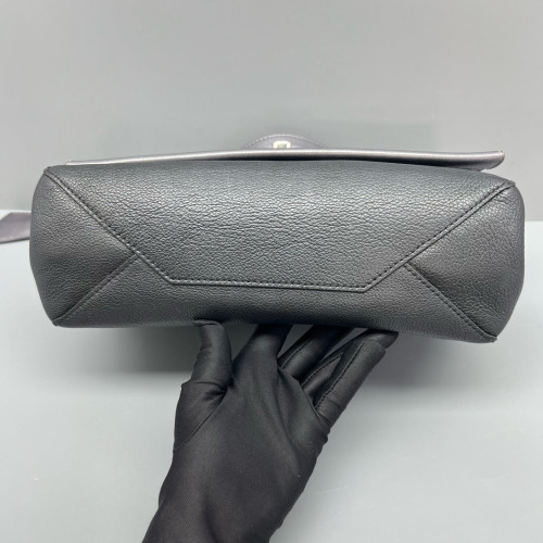 Louis Vuitton Lockme II Top Handle Calfskin Grey Black