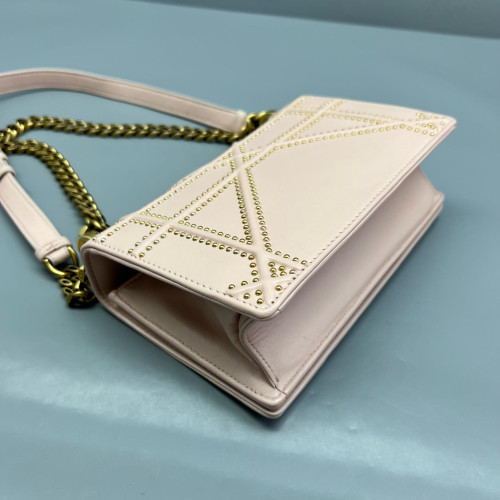 Dior Small J'adior Chain Flap Calfskin Pink