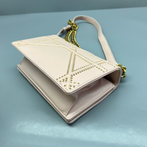 Dior Small J'adior Chain Flap Calfskin Pink