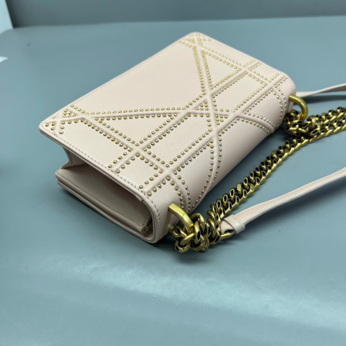 Dior Small J'adior Chain Flap Calfskin Pink