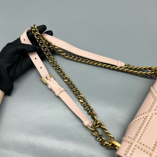 Dior Small J'adior Chain Flap Calfskin Pink