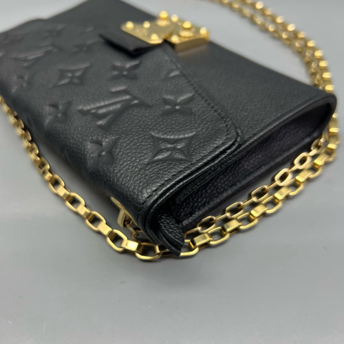 Louis Vuitton Wallet On Chain WOC Monogram Empreinte Black Louis Vuitton Wallet On Chain WOC Monogram Empreinte Black