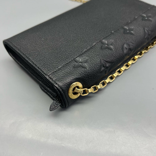 Louis Vuitton Wallet On Chain WOC Monogram Empreinte Black Louis Vuitton Wallet On Chain WOC Monogram Empreinte Black
