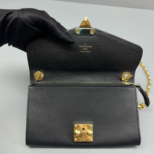 Louis Vuitton Wallet On Chain WOC Monogram Empreinte Black Louis Vuitton Wallet On Chain WOC Monogram Empreinte Black