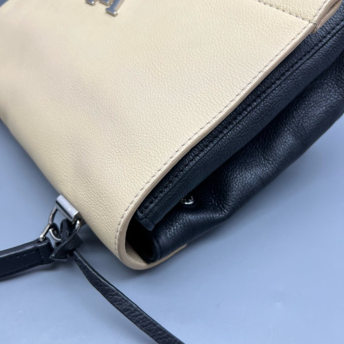 Louis Vuitton Lockme Hobo Calfskin White Black