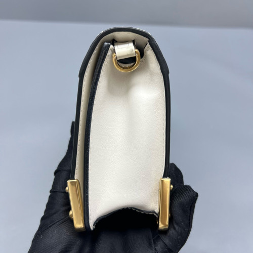 Prada Mini Cahier Calfskin White
