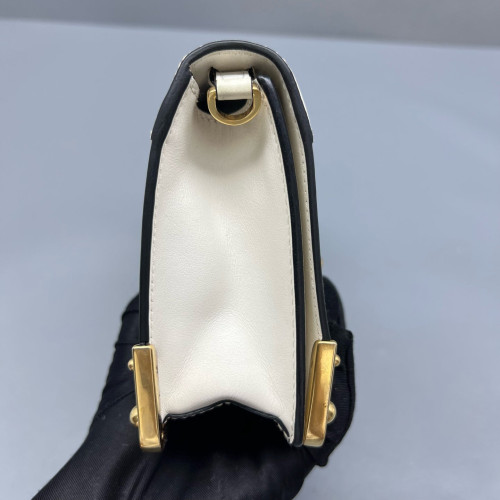 Prada Mini Cahier Calfskin White