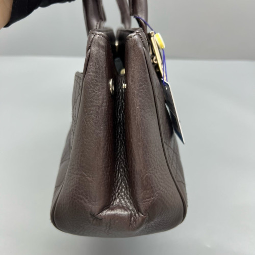 Dior East West Lady Dior Bag Calfskin Dark Brown