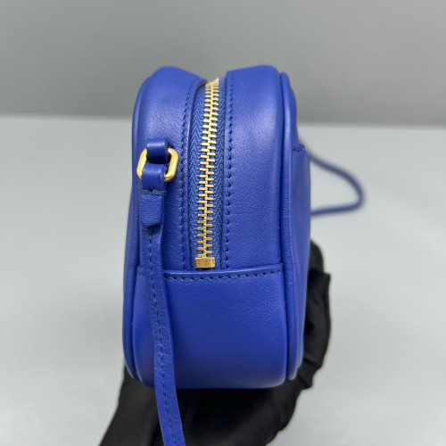 Yves Saint Laurent Tassel Camera Case Calfskin Blue Yves Saint Laurent Tassel Camera Case Calfskin Blue