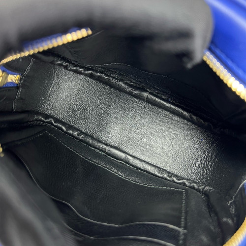 Yves Saint Laurent Tassel Camera Case Calfskin Blue Yves Saint Laurent Tassel Camera Case Calfskin Blue