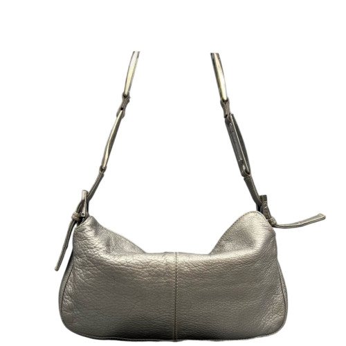 Fendi Hobo Calfskin Silver