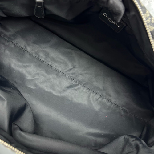 Dior Boston Bag Trotter Black Grey