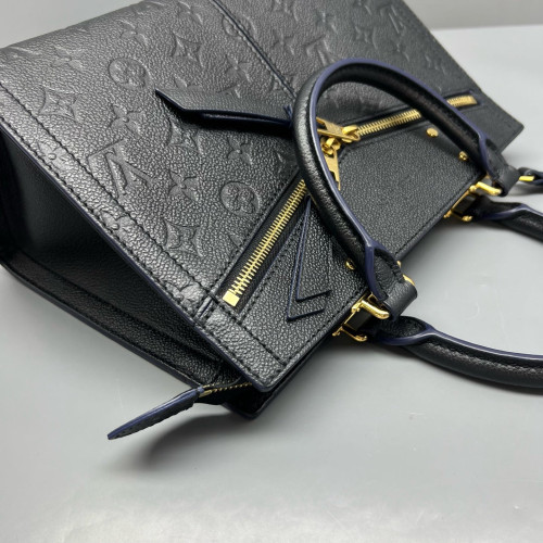Louis Vuitton Sully Tote PM Calfskin Black