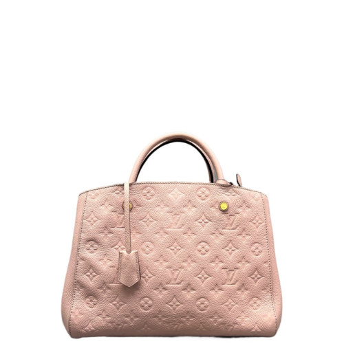 Louis Vuitton Montaigne MM Monogram Empreinte Pink