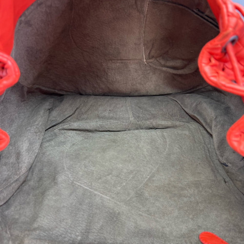 Bottega Veneta Crossbody Bag Lambskin Intrecciato Nappa Red