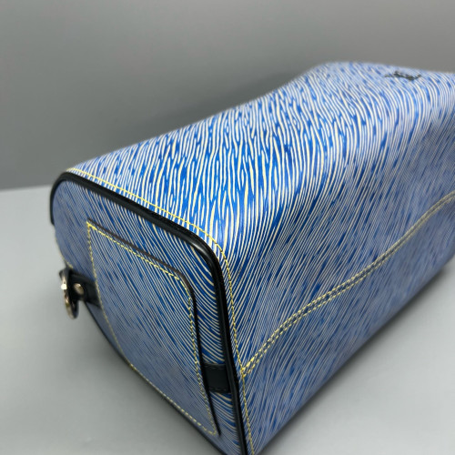 Louis Vuitton Speedy Bandouliere 25 Epi Blue