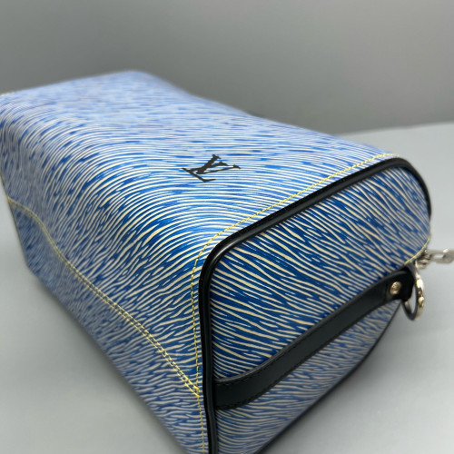 Louis Vuitton Speedy Bandouliere 25 Epi Blue