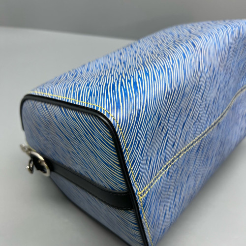Louis Vuitton Speedy Bandouliere 25 Epi Blue