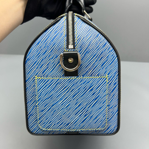 Louis Vuitton Speedy Bandouliere 25 Epi Blue