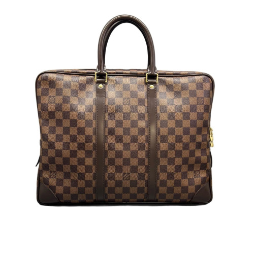 Louis Vuitton Porte Documents Voyage GM Damier Ebene Brown