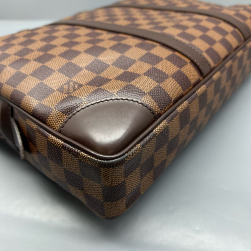 Louis Vuitton Porte Documents Voyage GM Damier Ebene Brown