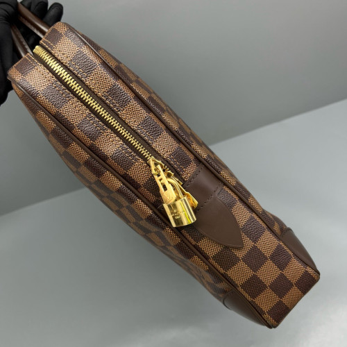 Louis Vuitton Porte Documents Voyage GM Damier Ebene Brown