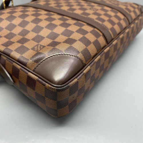 Louis Vuitton Porte Documents Voyage GM Damier Ebene Brown