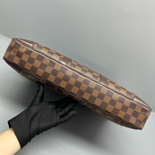 Louis Vuitton Porte Documents Voyage GM Damier Ebene Brown