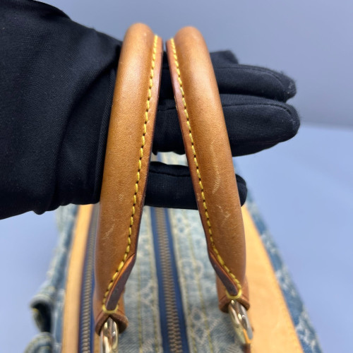 Louis Vuitton Neo Speedy Handbag Denim Monogram Blue