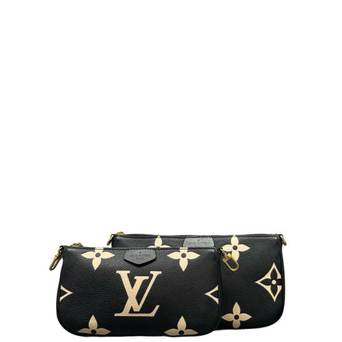 Louis Vuitton Multi Pochette Accessories Monogram Black