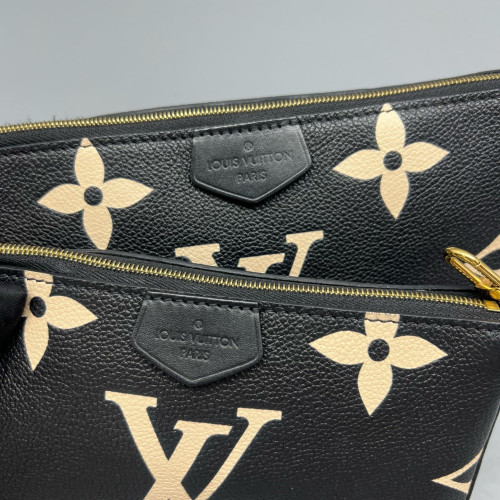 Louis Vuitton Multi Pochette Accessories Monogram Black
