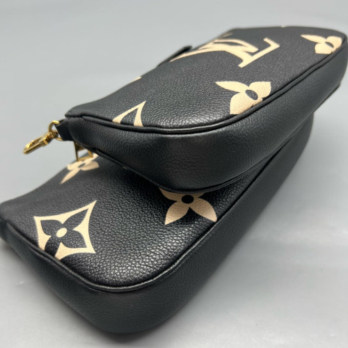 Louis Vuitton Multi Pochette Accessories Monogram Black