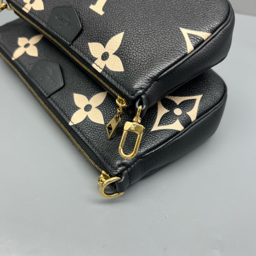 Louis Vuitton Multi Pochette Accessories Monogram Black
