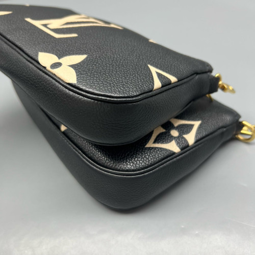 Louis Vuitton Multi Pochette Accessories Monogram Black