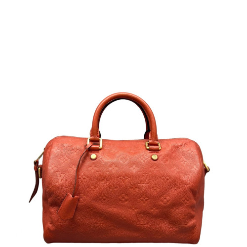 Louis Vuitton Speedy Bandouliere 30 Calfskin Orange