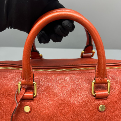 Louis Vuitton Speedy Bandouliere 30 Calfskin Orange