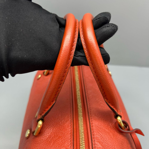 Louis Vuitton Speedy Bandouliere 30 Calfskin Orange